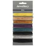 Cotton Cord, Ass. colours, 5 pcs Dark colours