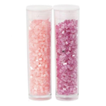 Rocaille Seed Beads, 2x7 g Rose