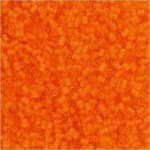 Glass tube beads 1,7 mm Transparent orange