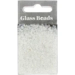 Rocailles, Glass Beads 1.7 mm White