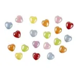 Heart Beads, 25x15 mm