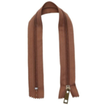 Go Handmade Nylon Zipper 35 cm, Terracotta