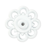 Prym Snap Fasteners Flowers, 2 pcs White