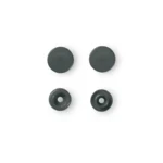 Prym Plastic Snap Fasteners, 30 pcs Dark grey