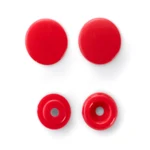 Prym Plastic Snap Fasteners, 30 pcs Red