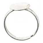 Finger Ring Silver-plated, 3 pcs