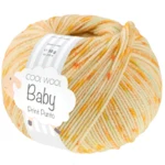 Lana Grossa Cool Wool Baby 374 Citrus yellow/Yellow/Turquoise/May green