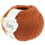 Lana Grossa Cool Wool Baby 337 Brown orange