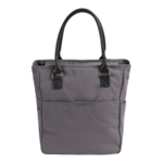 Shoulder bag with zipper pocket, dark gray