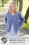 230-13 Round Lake Cardigan by DROPS Design