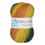 Viking Naturgarn 634 Multi green/yellow
