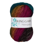 Viking Naturgarn 656 Multi purple/jade