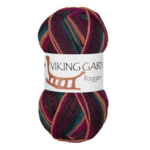 Viking Raggen 756 Multi purple/ochre