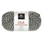 Gjestal Ola Raggegarn 711 Charcoal grey/grey/nature milled