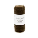 Katia 50 Mohair Shades 19 Khaki (more grey in person)