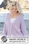 241-10 Fabled Harbour Cardigan by DROPS Design