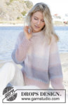 241-3 Watercolour Horizons Sweater by DROPS Design