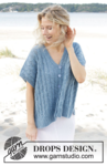 239-13 Swirling Sea Vest by DROPS Design