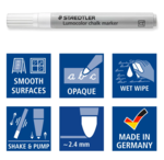 STAEDTLER Lumocolor Chalk Marker