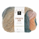 Gjestal Twisty Air 9108 Pink/taupe print