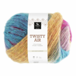 Gjestal Twisty Air 9105 Blue/Yellow/Rosa print