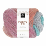 Gjestal Twisty Air 9107 Flamingo/turquoise print