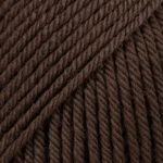 DROPS Daisy 35 Dark brown (Uni Colour)