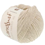 Lana Grossa Landlust Soft Tweed 90 36 Shelly limestone heathered