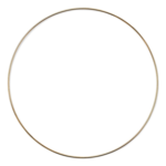 HobbyArts Metallring Gold 25 cm