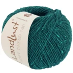 Lana Grossa Landlust Soft Tweed 180 130 Petrol green heathered