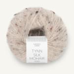 Sandnes Tynn Silk Mohair 2600 Greige Tweed