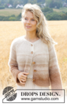 249-2 Falling Sand Cardigan by DROPS Design