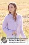 250-36 Lavender Harvest Cardigan by DROPS Design