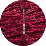 DMC Mouliné Light Effects E815 Metallic Black Cherry