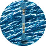 DMC Mouliné Light Effects E334 Light Indigo