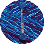 DMC Mouliné Light Effects E3843 Metallic Pool Blue