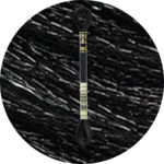 DMC Mouliné Light Effects E310 Metallic Black