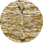 DMC Mouliné Light Effects E677 Metallic Sand