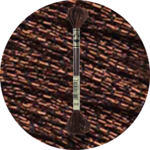 DMC Mouliné Light Effects E898 Metallic Ferret