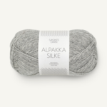 Sandnes Alpakka Silke 1042 Light Heather Grey