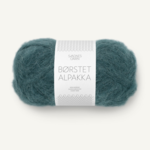 Sandnes Børstet Alpakka 7281 Deep Petrol