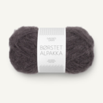 Sandnes Børstet Alpakka 3800 Bristol Black