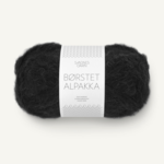 Sandnes Børstet Alpakka 1099 Black
