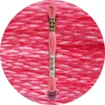 DMC Mouliné Spécial 25, Red/Yellow/Orange Shades 0956