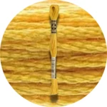 DMC Mouliné Spécial 25, Red/Yellow/Orange Shades 0728