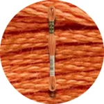 DMC Mouliné Spécial 25, Red/Yellow/Orange Shades 0922