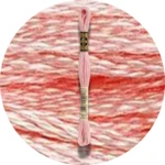 DMC Mouliné Spécial 25, Red/Yellow/Orange Shades 0761