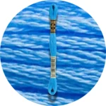 Mouliné Spécial 25, Blue/Purple 0996