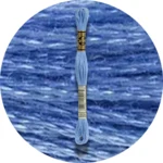 Mouliné Spécial 25, Blue/Purple 0809