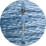 Mouliné Spécial 25, Blue/Purple 3755